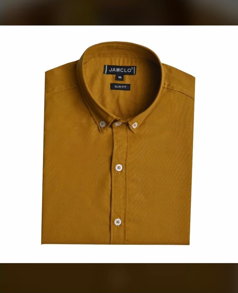 Mustard casual shirt