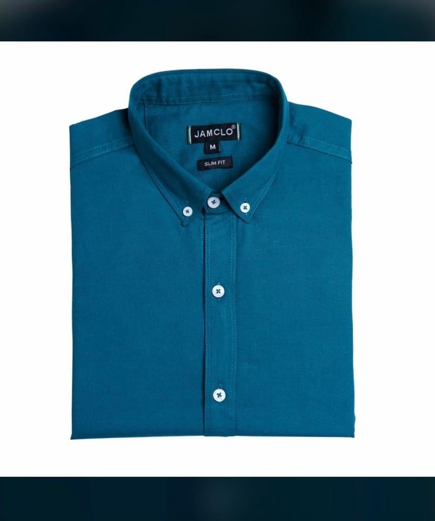 Cyan Blue casual shirt